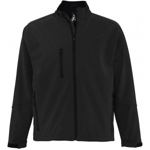 CASACO SOFTSHELL C/ FECHO RELAX PRETO